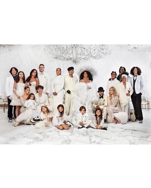 The Legendary Diana Ross Celebrated Her 80th Birthday with Her Children in a White Custom Eleven Sixteen Gown2