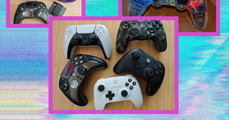 Best Game Controllers collage SOURCE Simon Hill