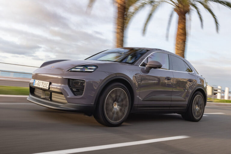 porsche macan 4 electric review 2024 01 front tracking