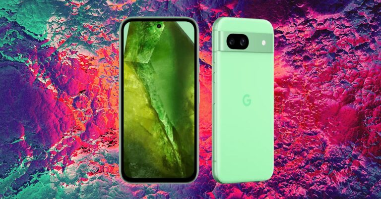 Google Pixel 8A mint Abstract Background SOURCE Google