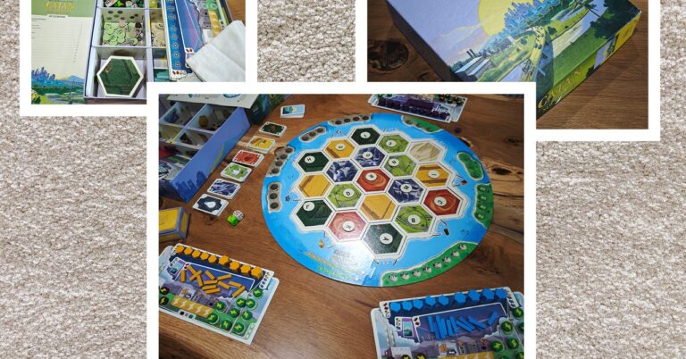 Catan New Energies Board Game Reviewer Collage 082024 SOURCE Simon Hill