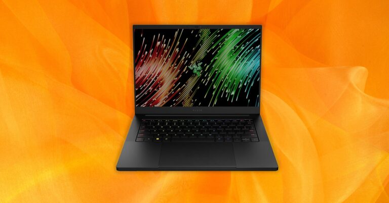 Razer Blade 14 Gaming Laptop Abstract Background SOURCE Amazon