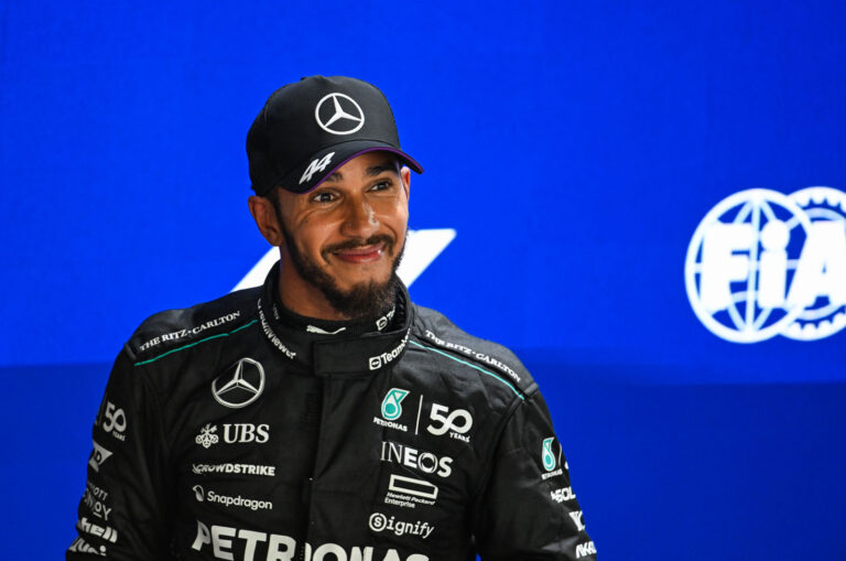 lewis hamilton at the 2024 mexico gp