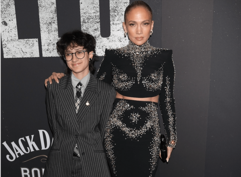 2 J Lo Attends Othello Broadway Opening with Child Emme Wearing Zuhair Murad jennifer lopez