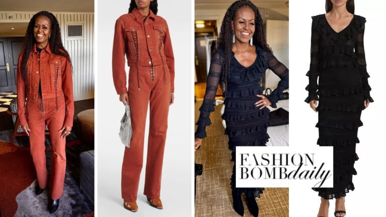 Michelle Obama Wore a Red Rabanne Set and a Black Zimmermann Dress to SXSW Feat Image