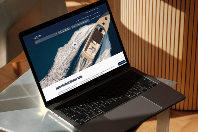 Minor Hotels Web Mockup