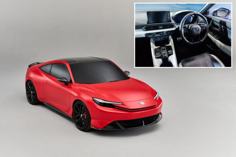 honda prelude concept with interior inset